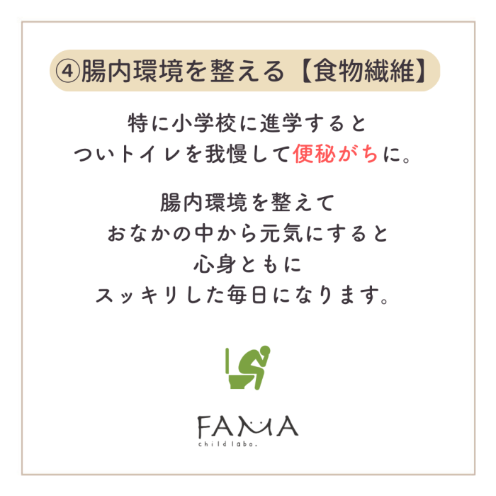 腸内環境を整える【食物繊維】