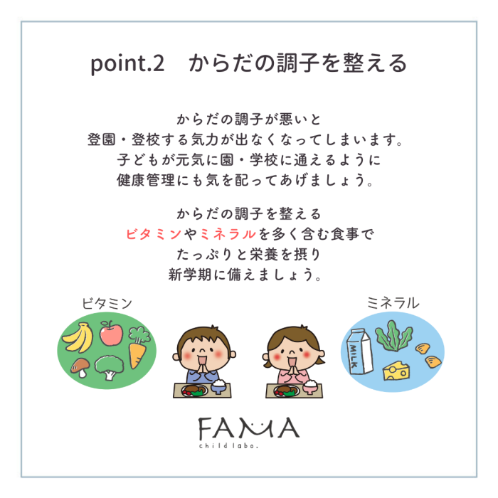 point.2 からだの調子を整える