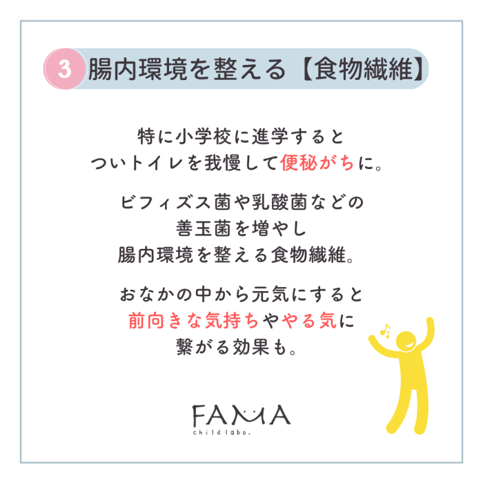 腸内環境を整える【食物繊維】