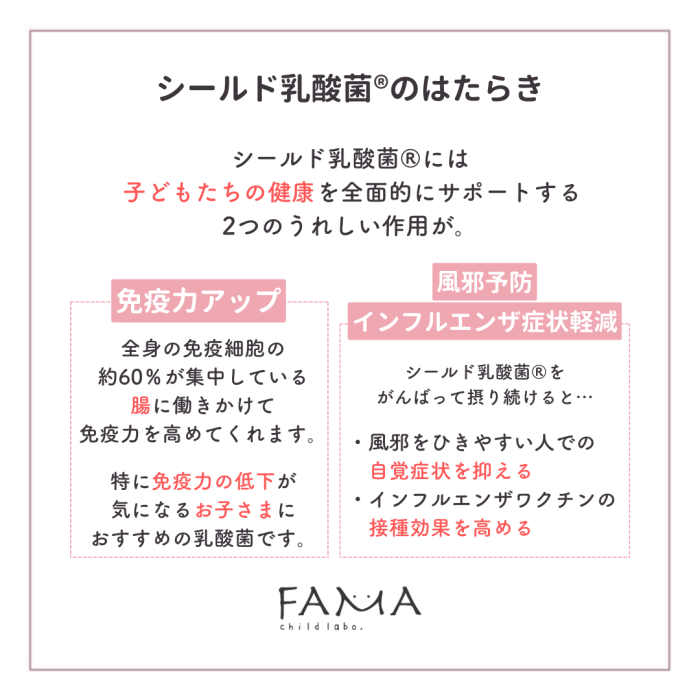 子どもたちの健康を全面的にサポート